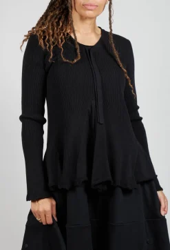 Cotton Knit in Black