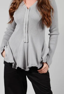 Cotton Knit in Light Grey