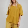 Cotton Maxi Jumper in Sun Yellow