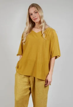 Cotton Maxi Jumper in Sun Yellow
