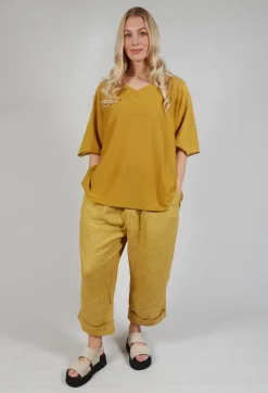 Cotton Maxi Jumper in Sun Yellow
