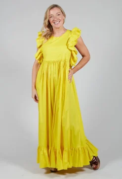 Cotton Muslin Dress in Sunflower