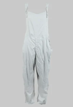Cotton Overalls in Ghiaccio