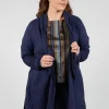 Cotton Pintuck Jacket in Blue
