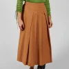 Cotton Shan Skirt in Biscotto