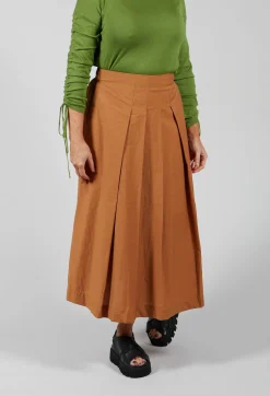 Cotton Shan Skirt in Biscotto