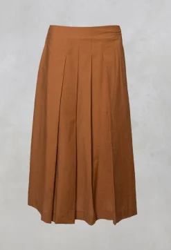 Cotton Shan Skirt in Biscotto