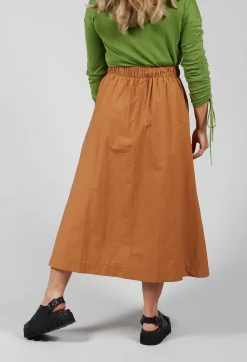 Cotton Shan Skirt in Biscotto