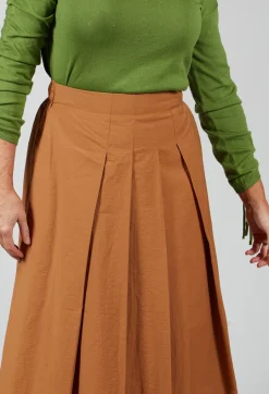 Cotton Shan Skirt in Biscotto