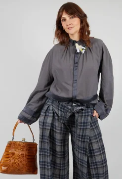 Cotton Shirt in Anthracite