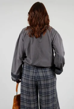 Cotton Shirt in Anthracite