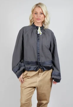 Cotton Shirt in Anthracite