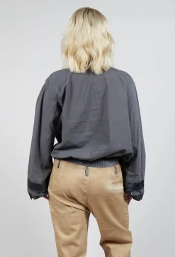 Cotton Shirt in Anthracite
