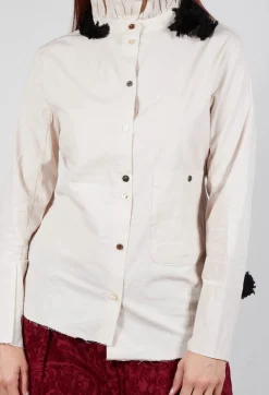 Cotton Shirt in Powder