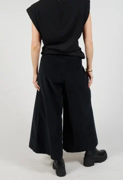 Cotton Trousers in Black