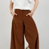 Cotton Trousers in Brown