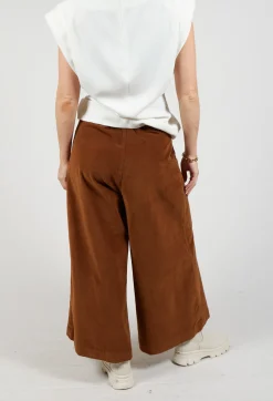 Cotton Trousers in Brown