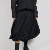 Cotton Tutu Skirt in Black Stiff