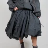 Cotton Tutu Skirt in Coal Cloud Stiff