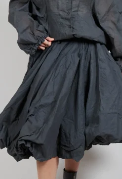 Cotton Tutu Skirt in Coal Cloud Stiff