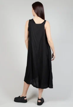 Cowl Neckline Dress in Black