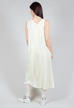 Cowl Neckline Dress in Lily 10% Cloud