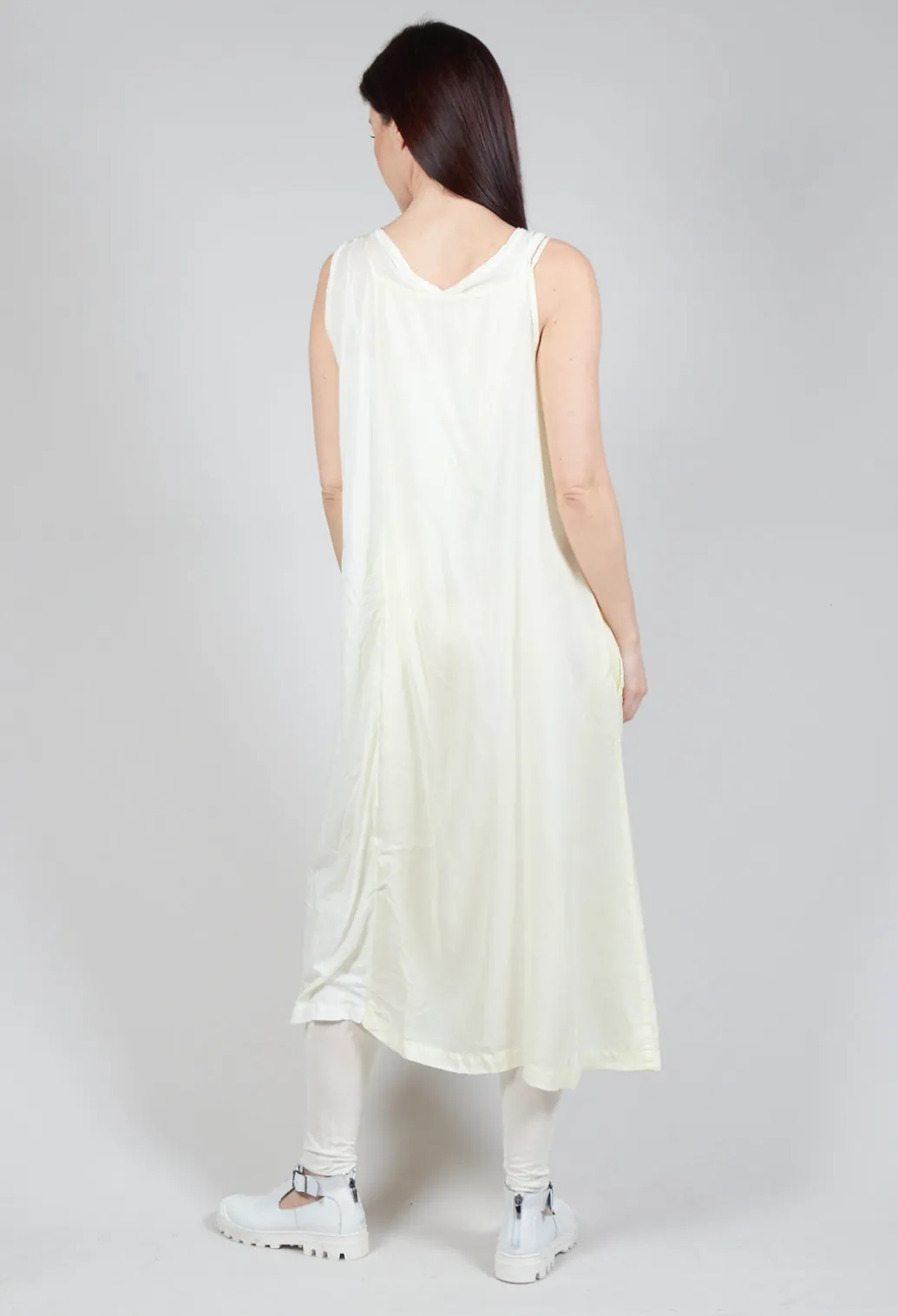 Cowl Neckline Dress in Lily 10% Cloud