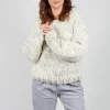 Cream and Grey Chunky Knit Jumper