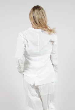 Crinkle Jacket in Starwhite