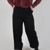 Crinkle Trousers in Black