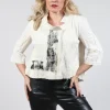 Cropped 3/4 Length Sleeved Jacket
