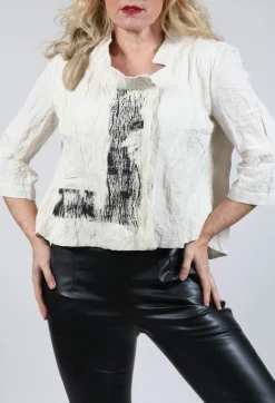 Cropped 3/4 Length Sleeved Jacket