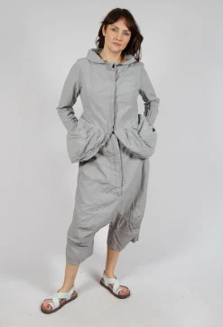 Cropped Drop Crotch Trousers in Moon