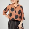 Cropped Jacket in Copper