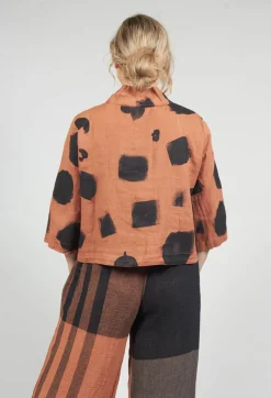 Cropped Jacket in Copper