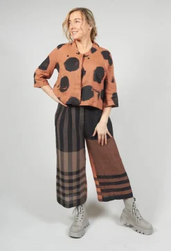 Cropped Jacket in Copper