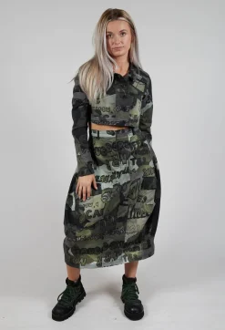 Cropped Jacket in Multicolour