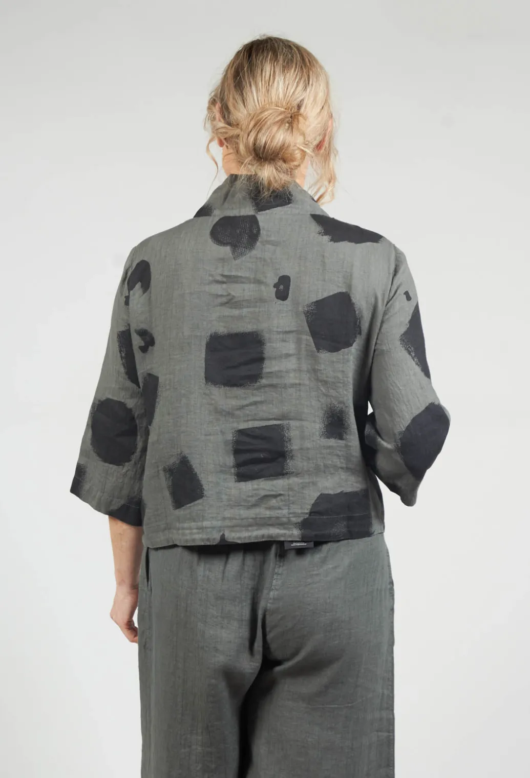 Cropped Jacket in Sage