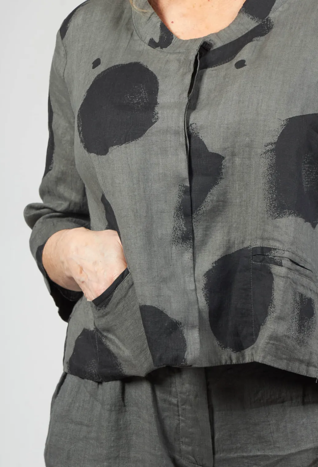 Cropped Jacket in Sage