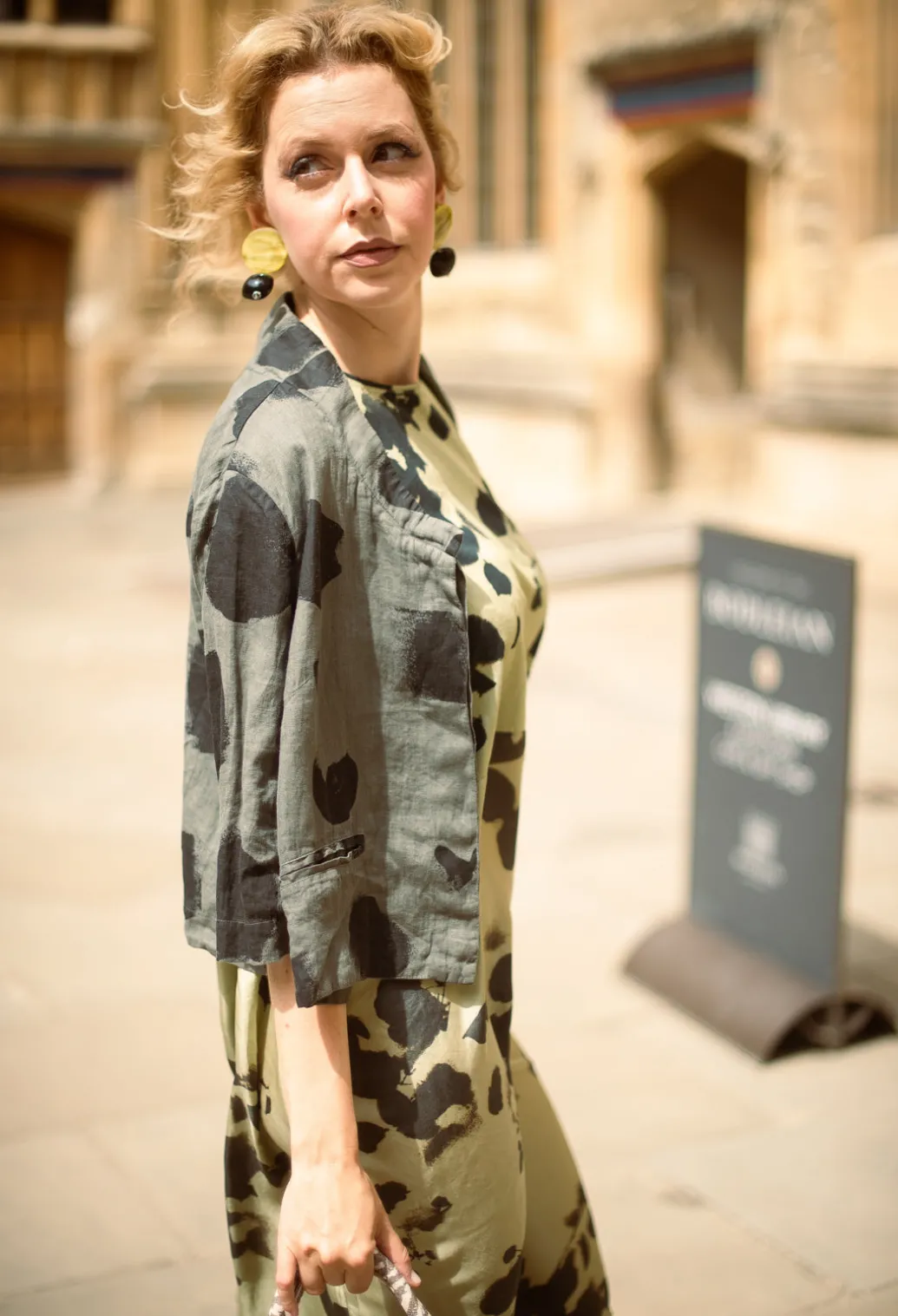 Cropped Jacket in Sage