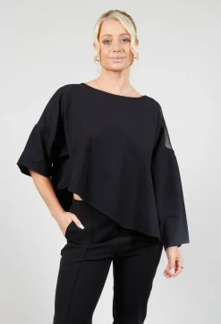 Cropped Jumper in Black