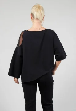 Cropped Jumper in Black