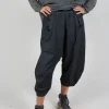 Cropped Leg Sweatpants in Coal Cloud