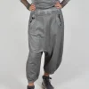 Cropped Leg Sweatpants in Pencil Cloud