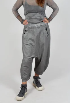 Cropped Leg Sweatpants in Pencil Cloud