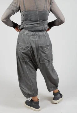 Cropped Leg Sweatpants in Pencil Cloud
