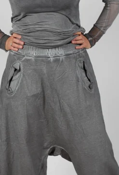 Cropped Leg Sweatpants in Pencil Cloud