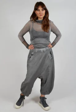 Cropped Leg Sweatpants in Pencil Cloud