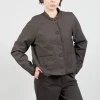 Cropped Long Sleeved Jacket in Faggio