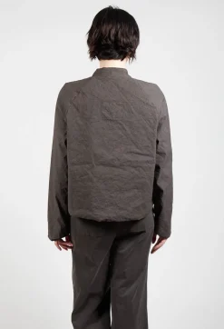 Cropped Long Sleeved Jacket in Faggio